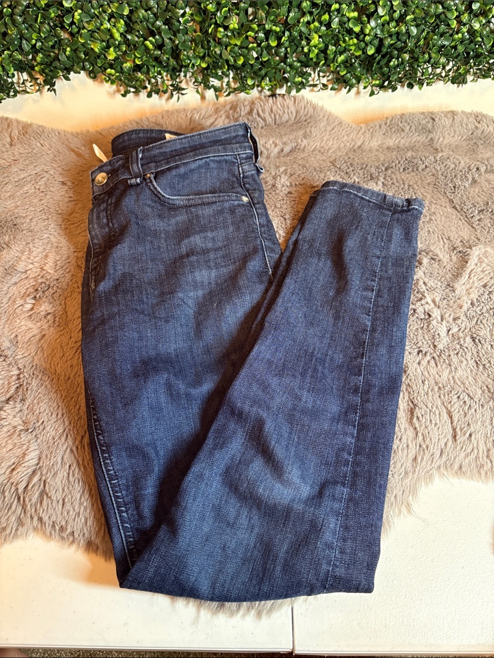 rag & bone Dark Indigo Skinny Jeans Size 26